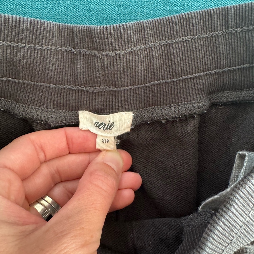 NWOT Aerie Soft Landing Trouser - Smoked Gray size Small - Picture 8 of 11